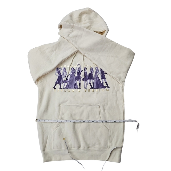 Taylor Swift Speak Now Taylor's Version Eras Tour Beige Ivory Hoodie - Picture 12 of 16